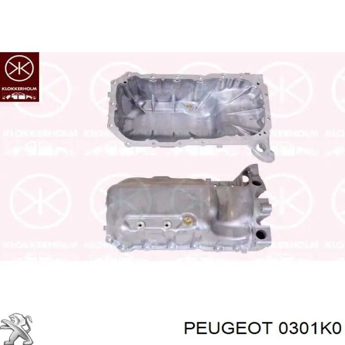 Піддон двигуна Peugeot/Citroen 0301K0 ціна, від 49.03 USD