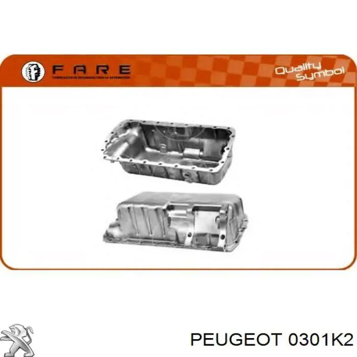Купити 0301K2 Peugeot/Citroen Захист двигуна