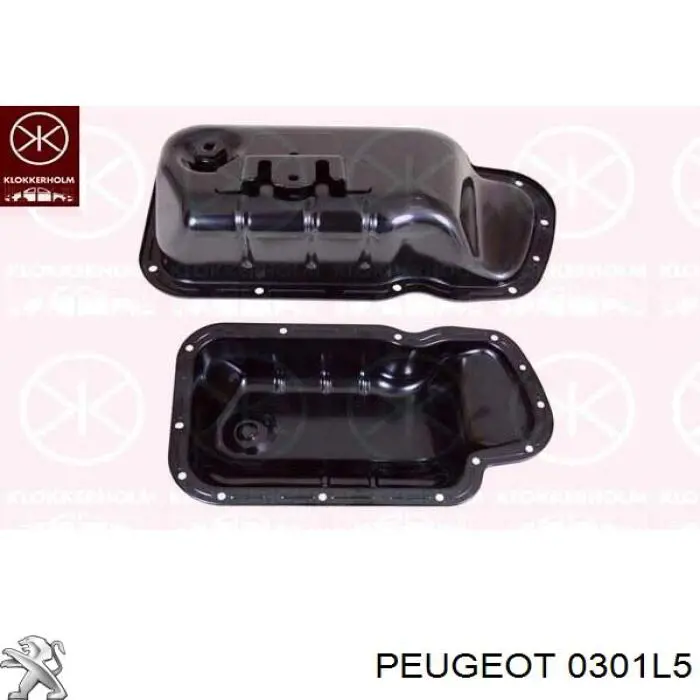 Піддон масляний картера двигуна 0301L5 Peugeot/Citroen
