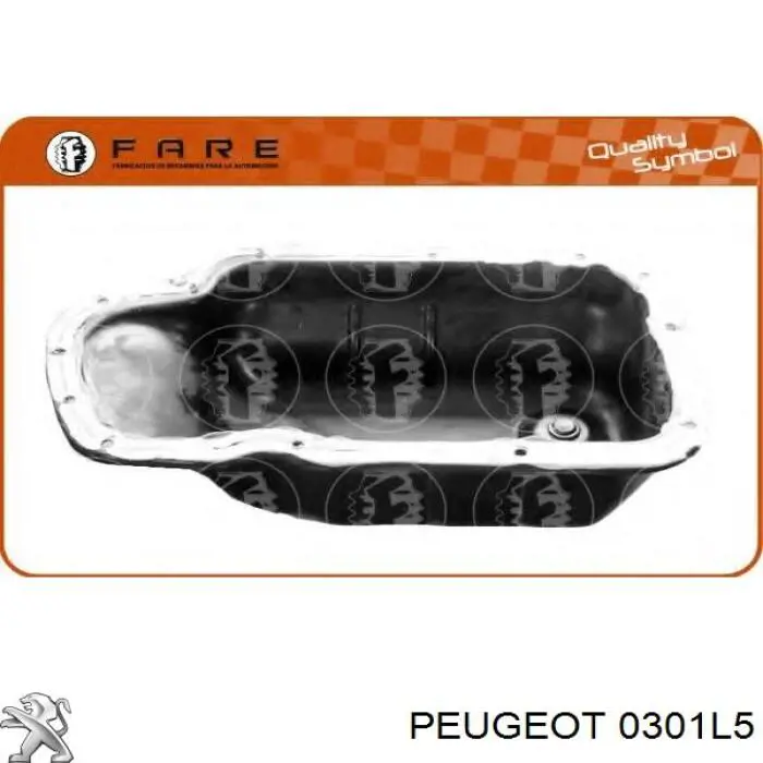 Піддон масляний картера двигуна Peugeot/Citroen 0301L5