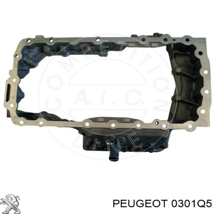 0301Q5 Peugeot/Citroen піддон масляний картера двигуна, верхня частина