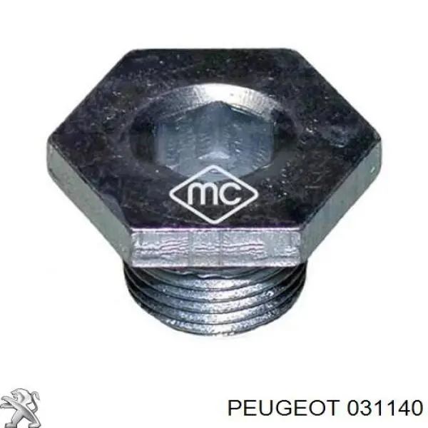 031140 Peugeot/Citroen пробка піддона двигуна