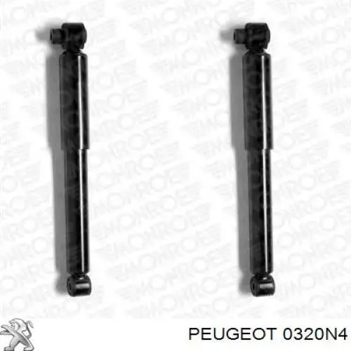 Захист ременя ГРМ, правий 0320N4 Peugeot/Citroen