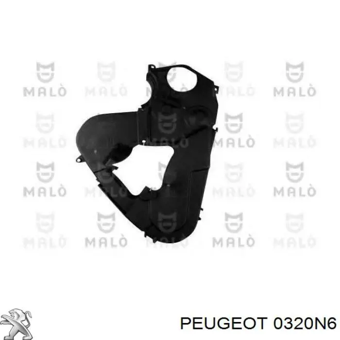 Купити 0320N6 Peugeot/Citroen Захист ременя ГРМ, правий