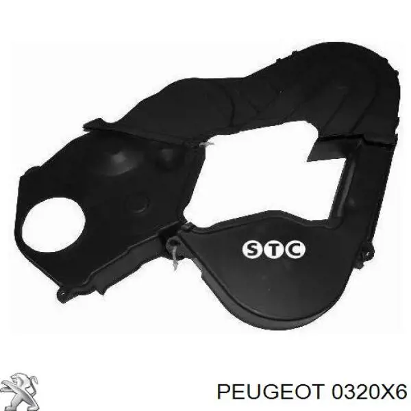 Захист ременя ГРМ, нижній Peugeot/Citroen 0320X6 ціна, від 8.07 USD