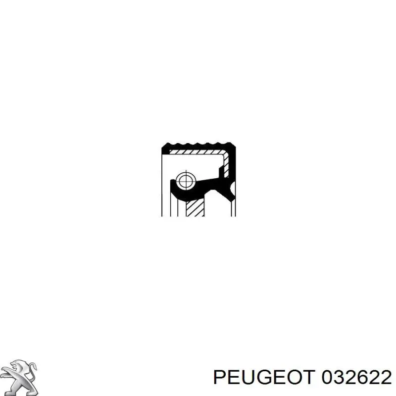 Купити 032622 Peugeot/Citroen Сальник коленвала передній