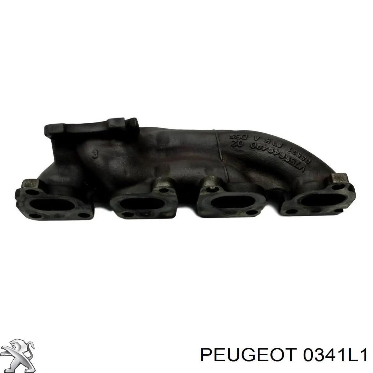 Газопроводи (колектор випускний) Peugeot/Citroen 0341L1 ціна, від 70.62 USD