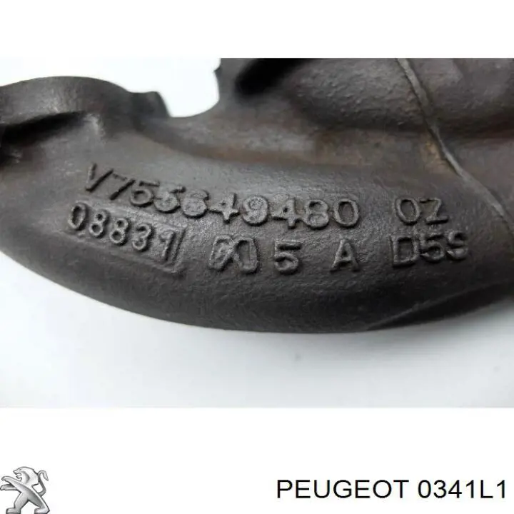0341L1 Peugeot/Citroen Система випуску газів двигуна
