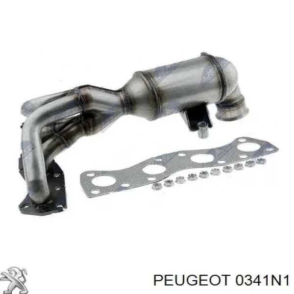 Купити 0341N1 Peugeot/Citroen Перетворювач відпрацьованих газів