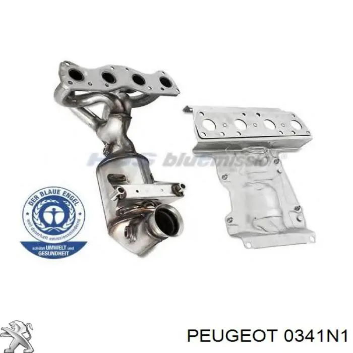 0341N1 Peugeot/Citroen колектор випускний