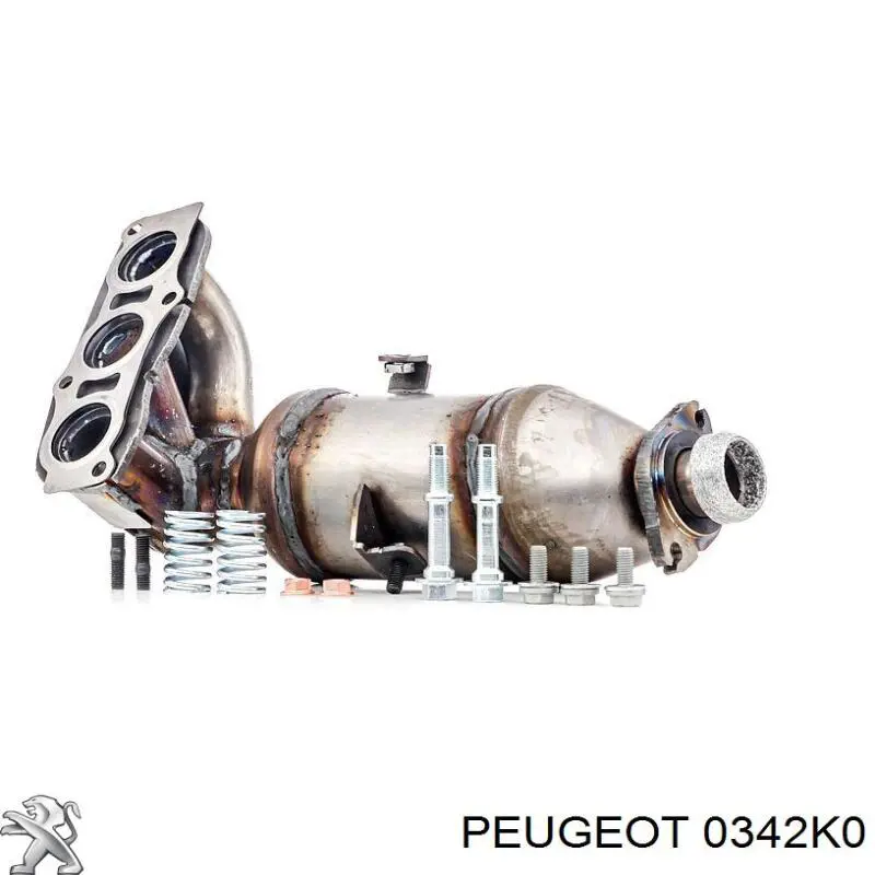 Конвертор-каталізатор Peugeot/Citroen 0342K0