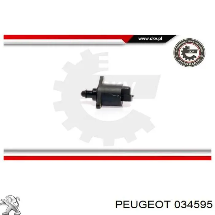 Клапан/регулятор холостого ходу 34595 Peugeot/Citroen