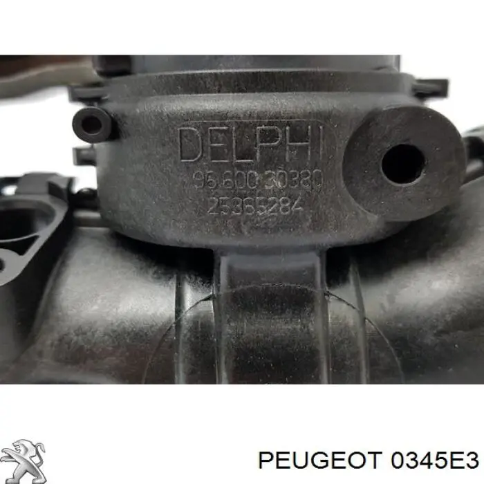 0345E3 Peugeot/Citroen дросільна заслінка в зборі