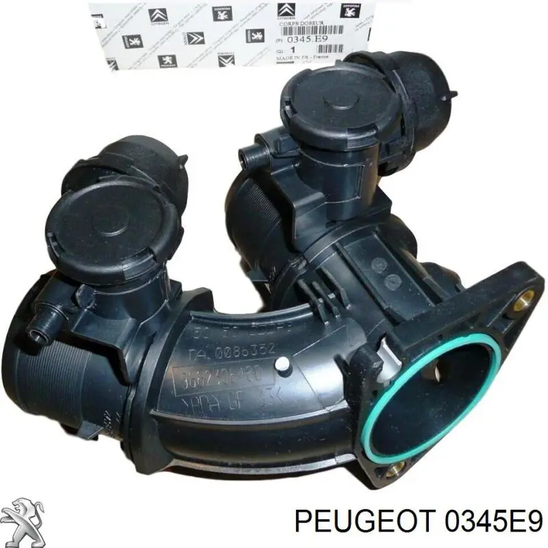 Купити 0345E9 Peugeot/Citroen Дросільна заслінка