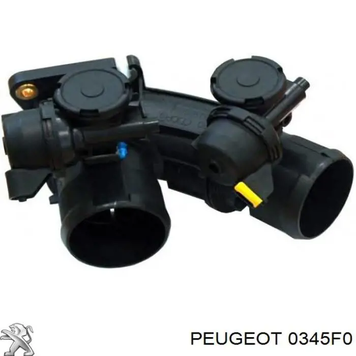 0345F0 Peugeot/Citroen Дросельна заслінка компресора наддуву