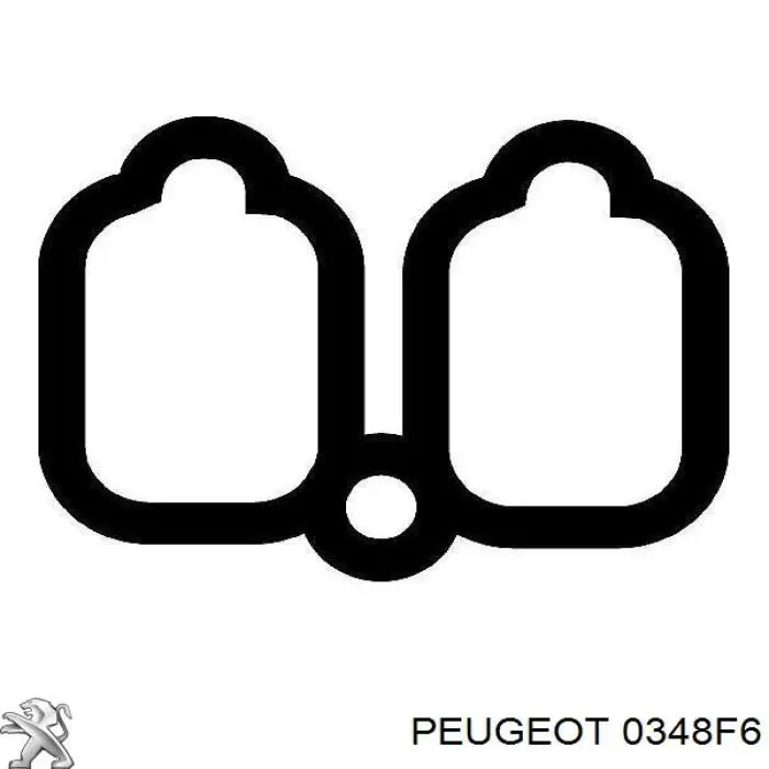 0348F6 Peugeot/Citroen прокладка впускного колектора
