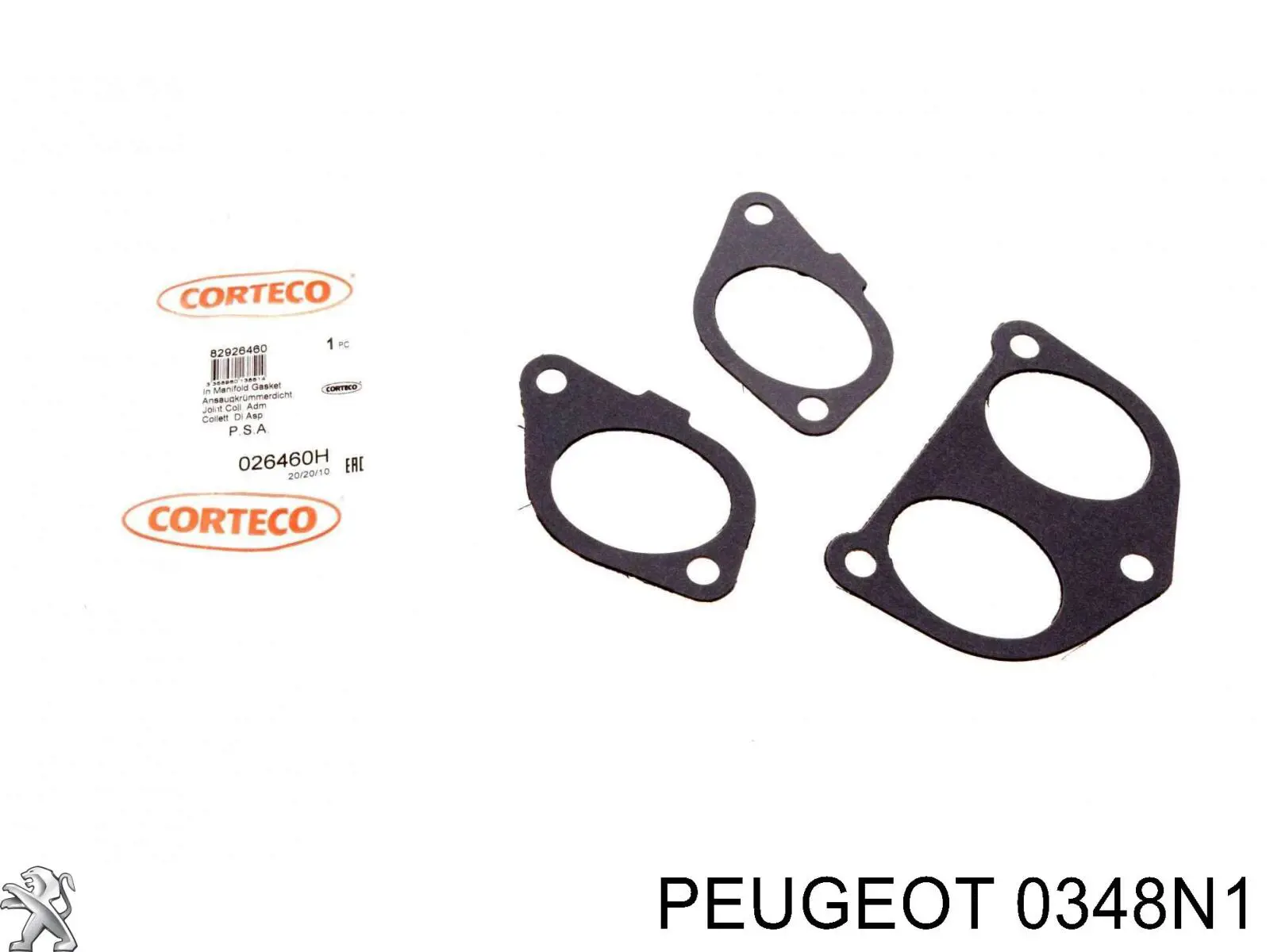 Купити 0348N8 Peugeot/Citroen Прокладка впускного колектора