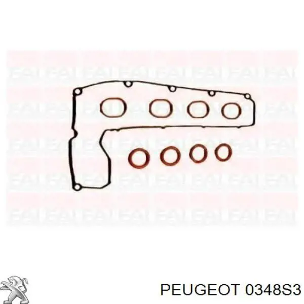 0348S3 Peugeot/Citroen прокладка клапанної кришки двигуна