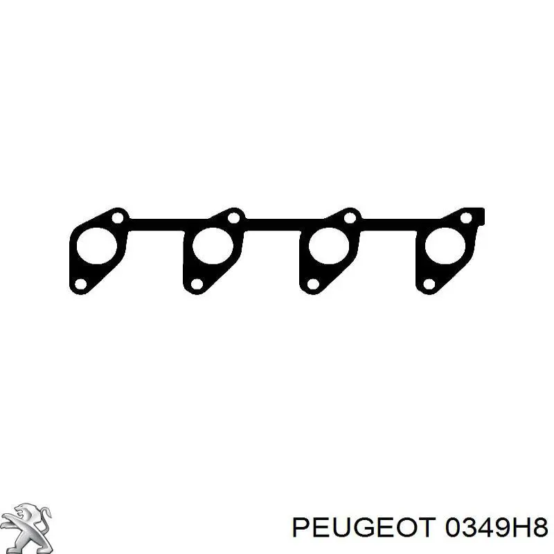 0349H8 Peugeot/Citroen прокладка випускного колектора
