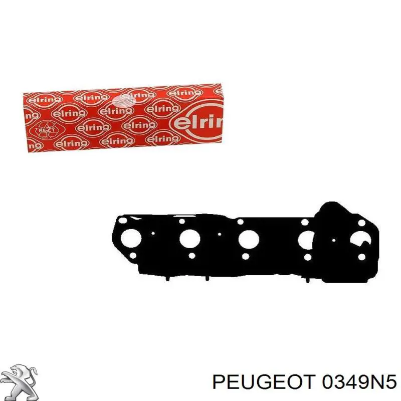 0349N5 Peugeot/Citroen прокладка впускного колектора
