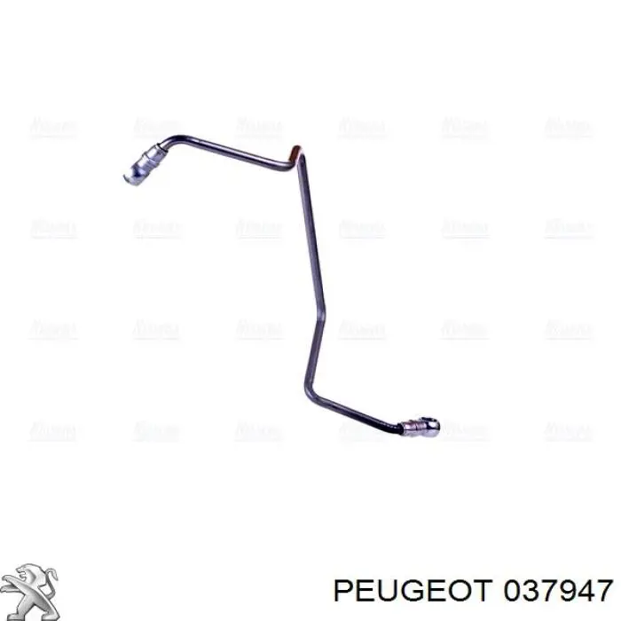 037947 Peugeot/Citroen трубка/шланг подачі масла до турбіни