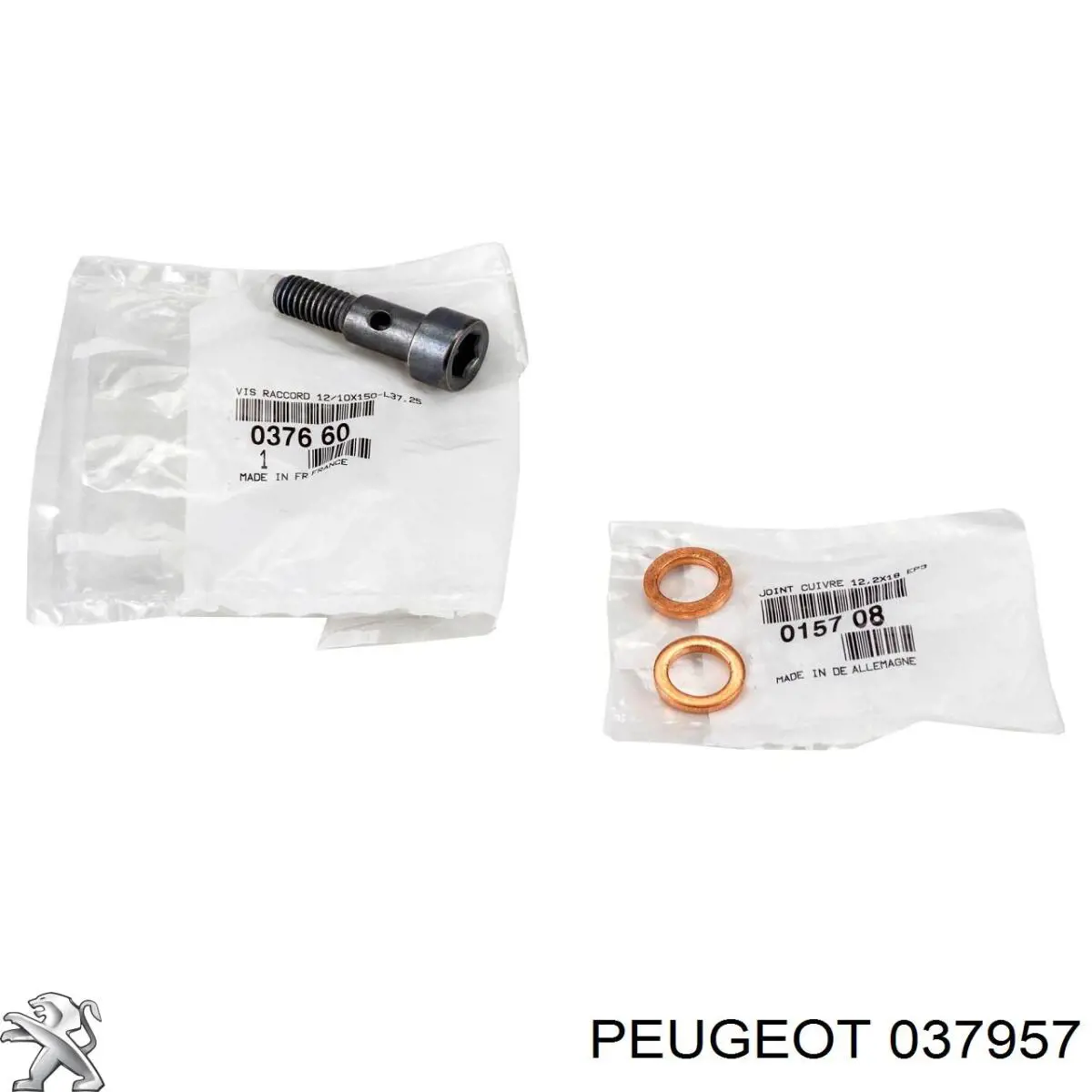 Купити 037957 Peugeot/Citroen Болт трубки турбіни подачі масла