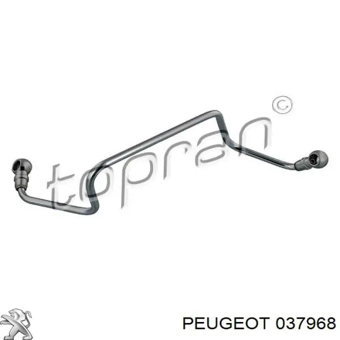 Трубка/шланг подачі масла до турбіни 037968 Peugeot/Citroen