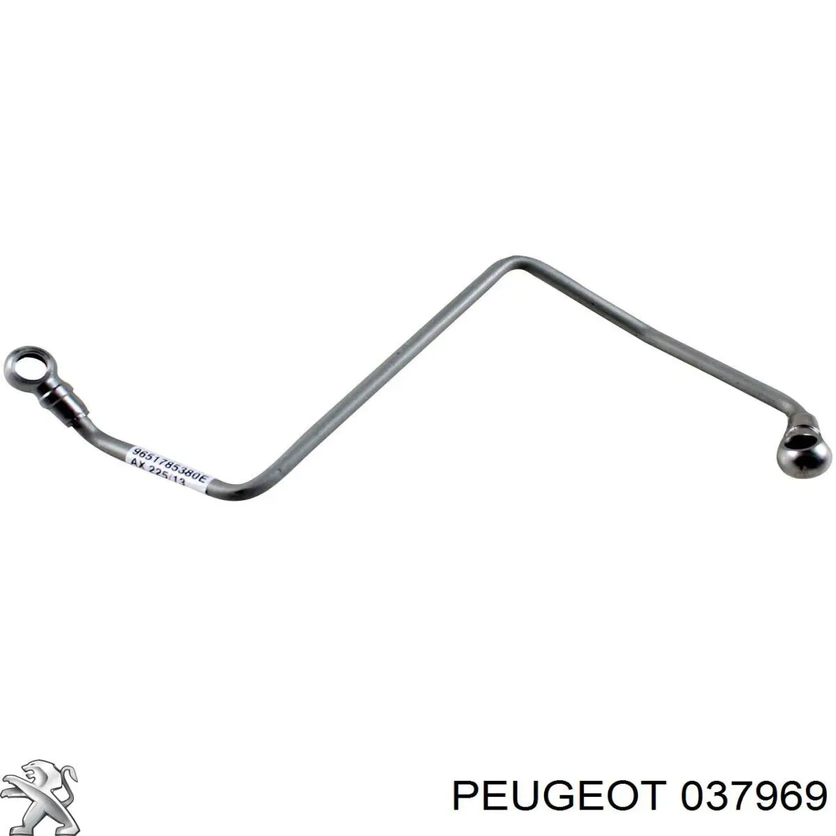 037969 Peugeot/Citroen Трубка/шланг подачі масла до турбіни