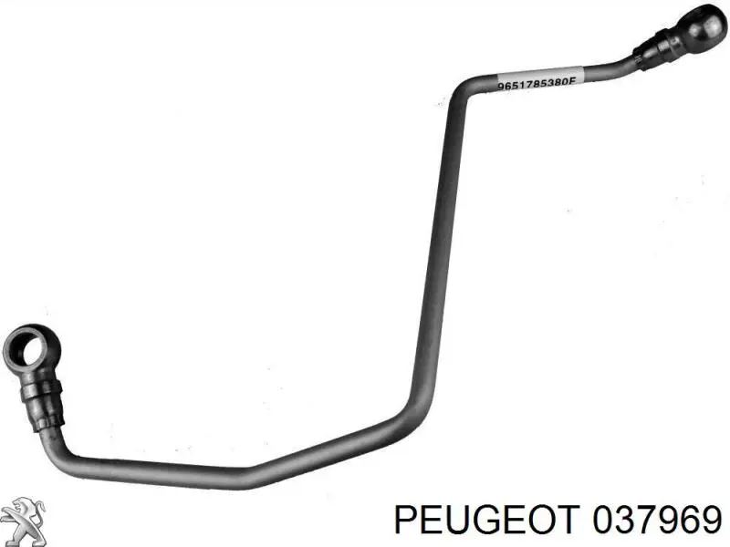 Трубка/шланг подачі масла до турбіни Peugeot/Citroen 037969 ціна, від 20.54 USD