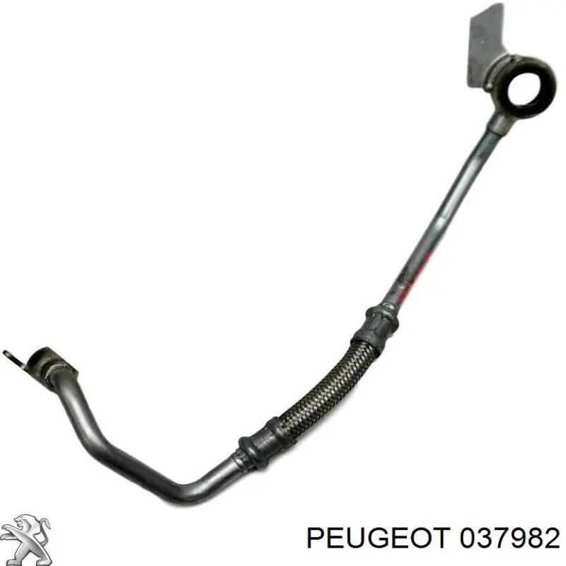 Купити 037982 Peugeot/Citroen Трубка/шланг подачі масла до турбіни