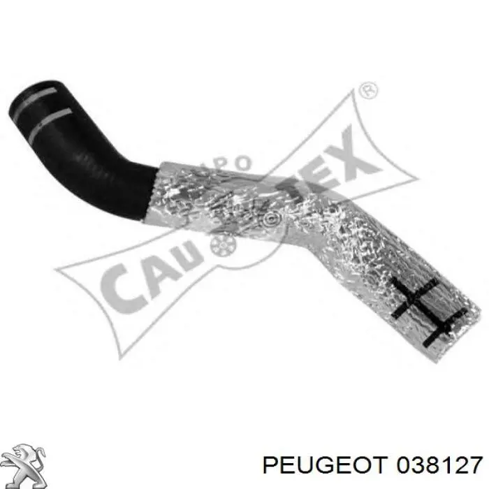 038127 Peugeot/Citroen трубка/шланг відводу масла від турбіни