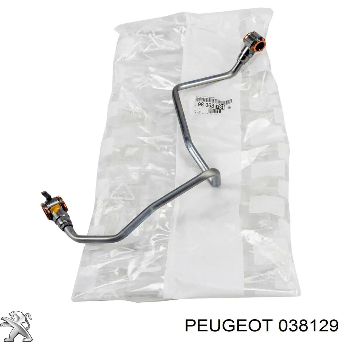 Купити 038129 Peugeot/Citroen Трубка/шланг відводу масла від турбіни