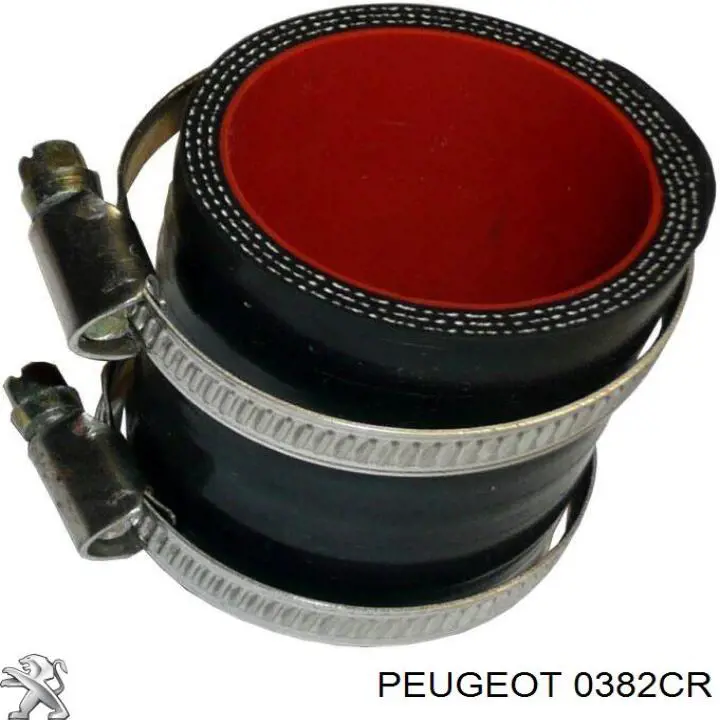 Патрубок повітряний, вихід з турбіни (наддув) Peugeot/Citroen 0382CR ціна, від 4.69 USD