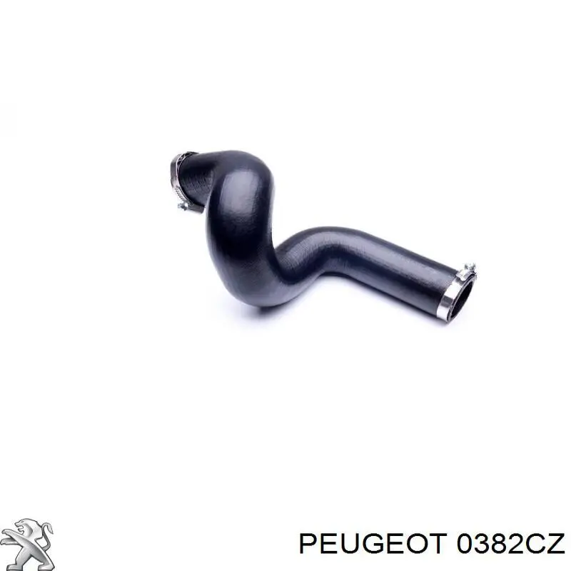 0382CZ Peugeot/Citroen шланг/патрубок інтеркулера, верхній