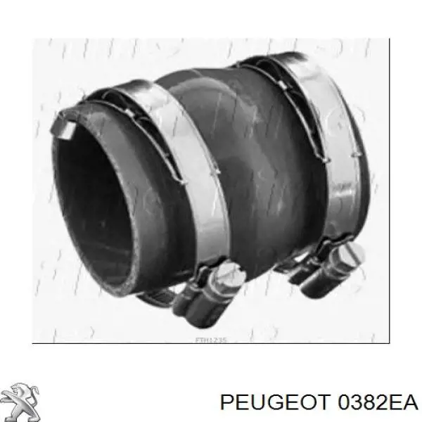 0382EA Peugeot/Citroen патрубок повітряний