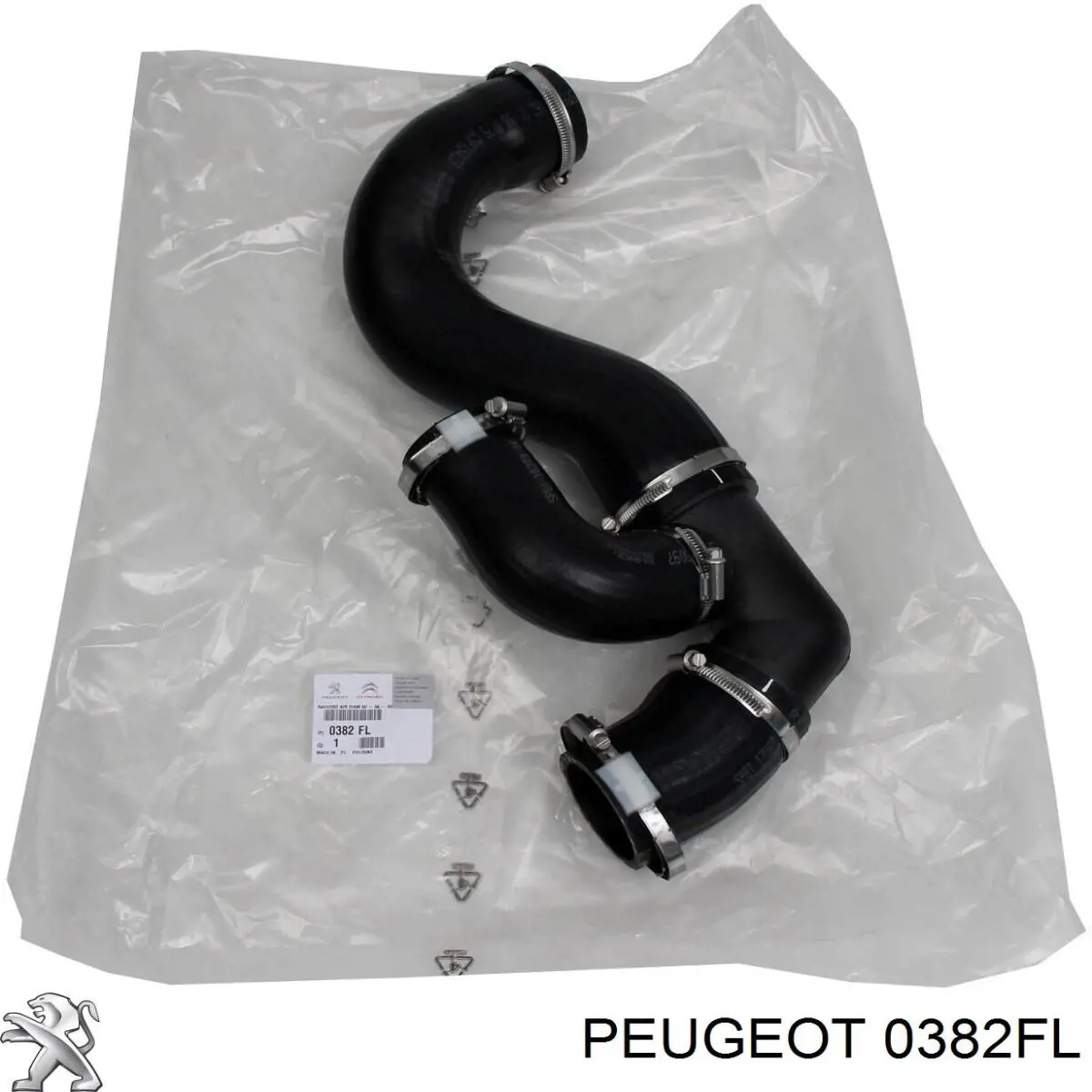 Купити 0382FL Peugeot/Citroen Шланг/патрубок интеркуллера