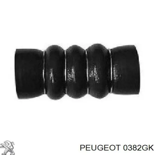 0382GK Peugeot/Citroen шланг/патрубок интеркуллера