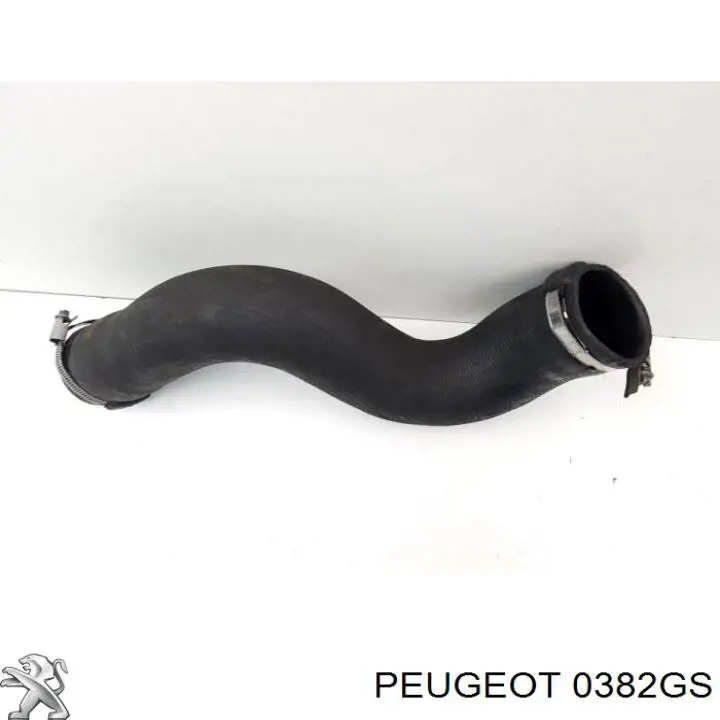 0382GS Peugeot/Citroen шланг/патрубок інтеркулера, нижній