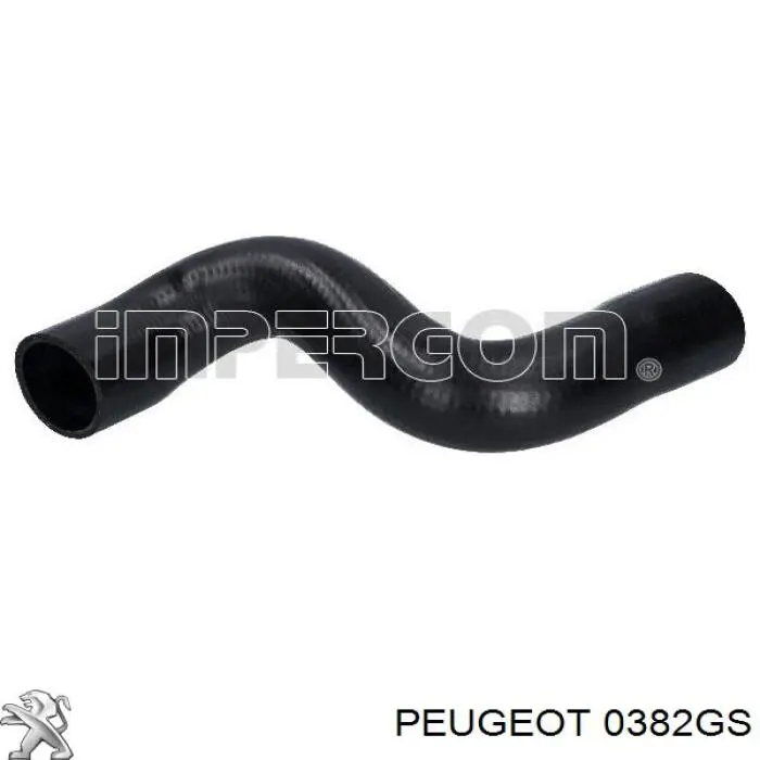 Купити 0382GS Peugeot/Citroen Шланг/патрубок интеркуллера