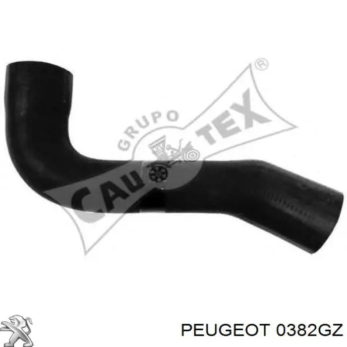 Шланг/патрубок інтеркулера, нижній 0382GZ Peugeot/Citroen