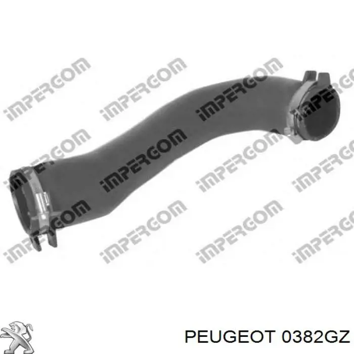 Купити 0382GZ Peugeot/Citroen Шланг/патрубок интеркуллера