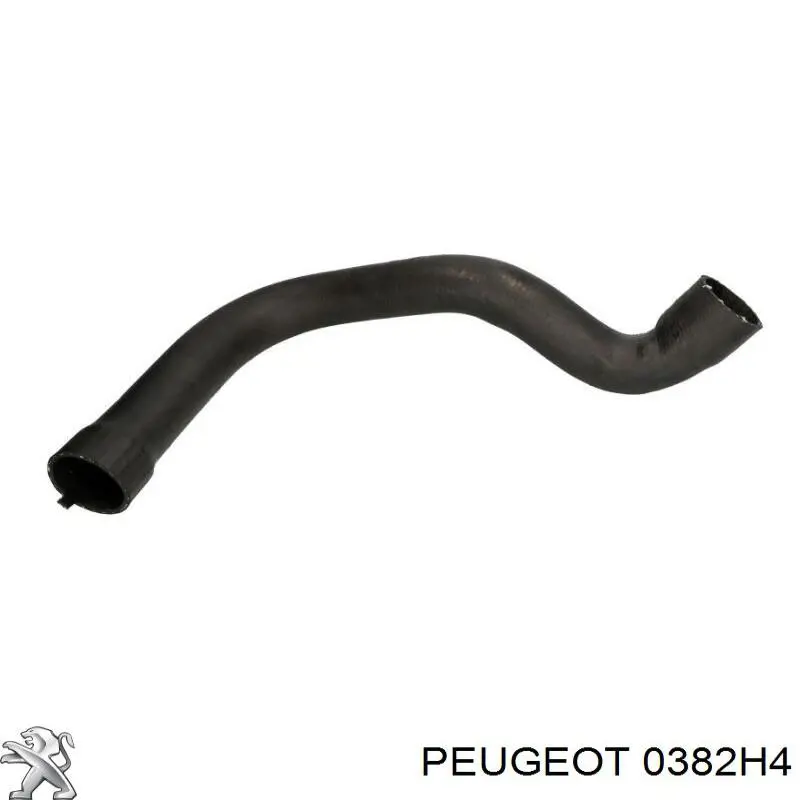 0382H4 Peugeot/Citroen шланг/патрубок интеркуллера, верхній правий