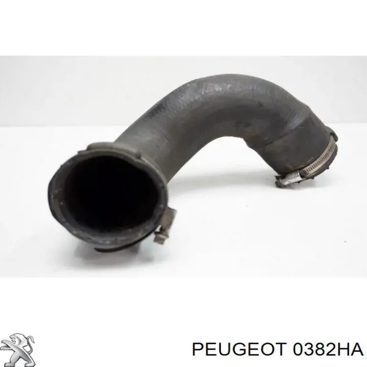 0382HA Peugeot/Citroen шланг/патрубок інтеркулера, верхній