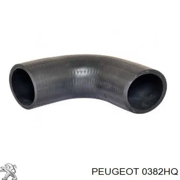 0382HQ Peugeot/Citroen шланг/патрубок интеркуллера, нижній правий