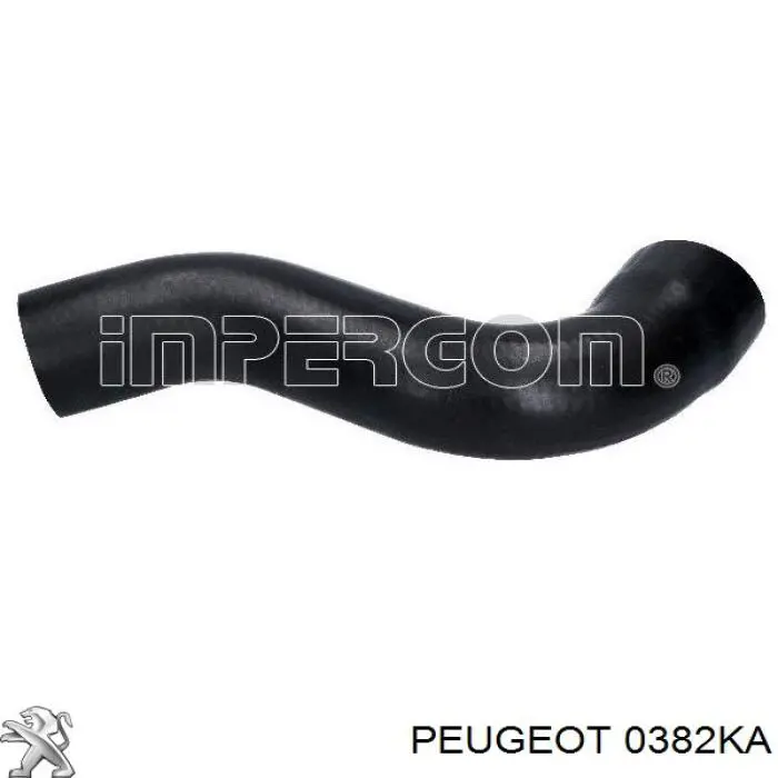 Шланг/патрубок интеркуллера Peugeot/Citroen 0382KA ціна, від 15.73 USD