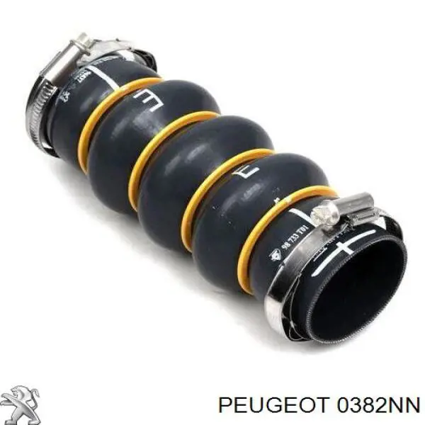 0382NN Peugeot/Citroen шланг/патрубок інтеркулера, лівий