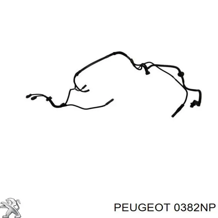 0382NP Peugeot/Citroen Трубка, що нагнітається