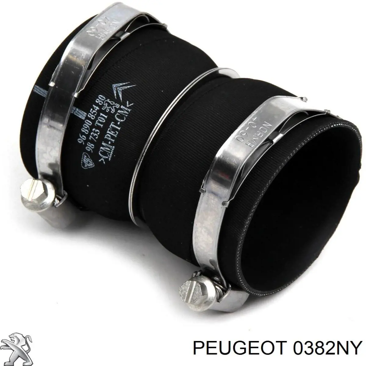 0382NY Peugeot/Citroen патрубок повітряний, підведення теплого повітря до регулятора