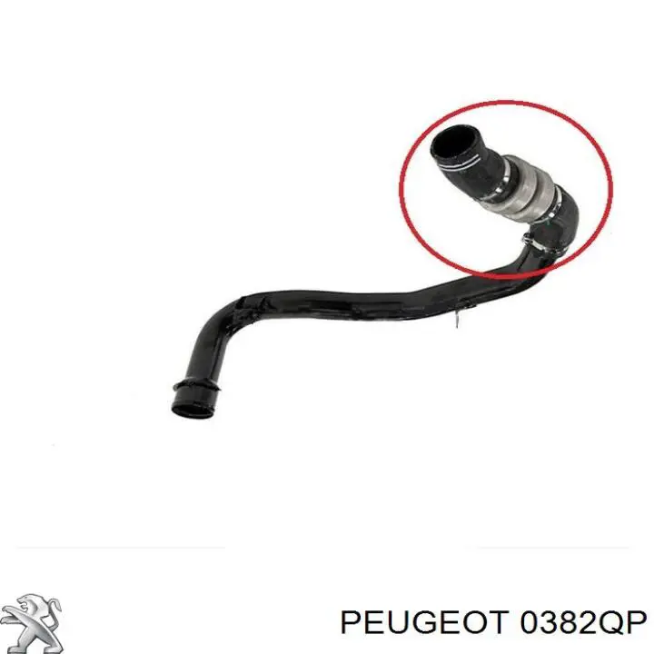 0382QP Peugeot/Citroen Трубка, що нагнітається