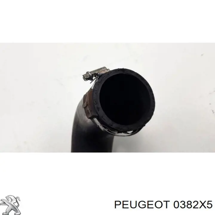 0382X5 Peugeot/Citroen шланг/патрубок інтеркулера, верхній